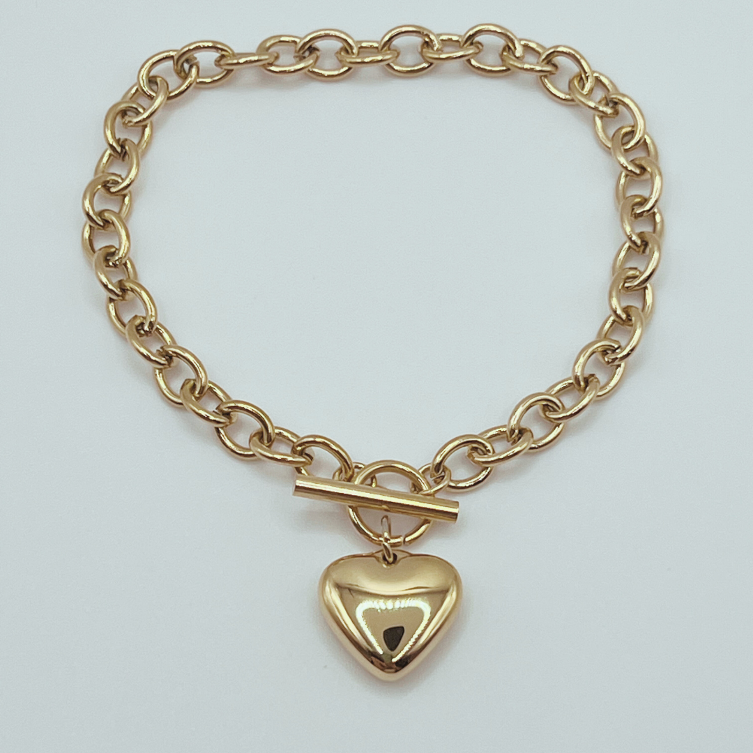 Pulsera Dije Corazón