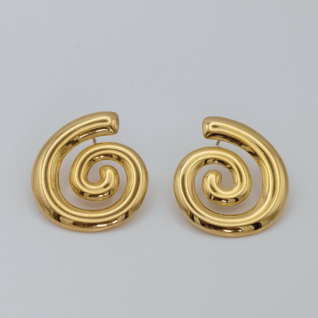 Aretes Espiral Gold