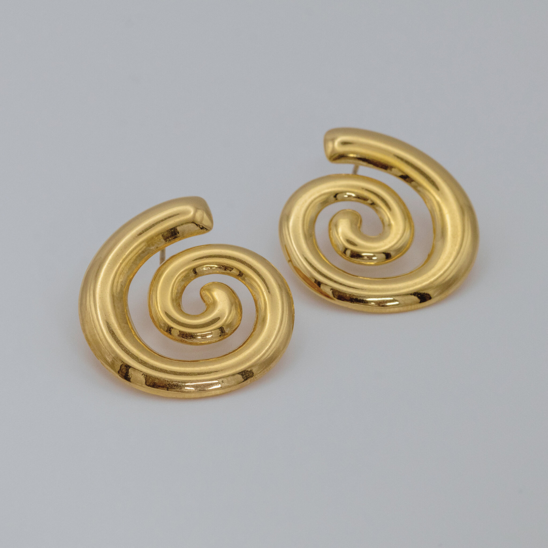 Aretes Espiral Gold