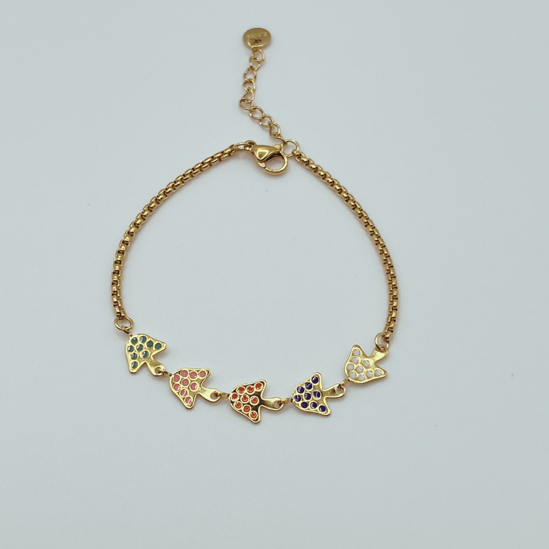 Pulsera Honguito Multicolor