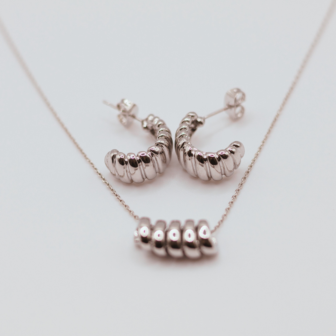 Collar set x 2 conchita Silver