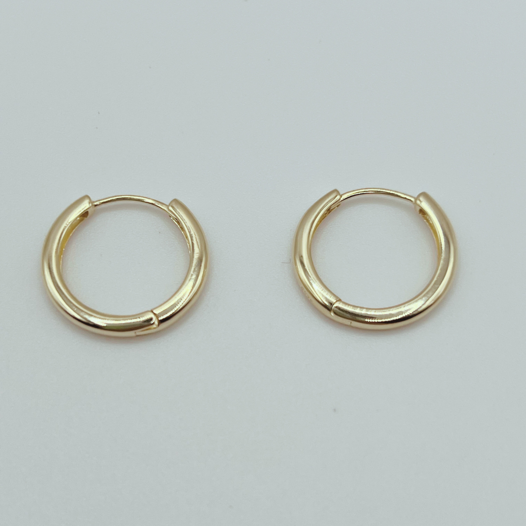 Aretes Argollas Gold