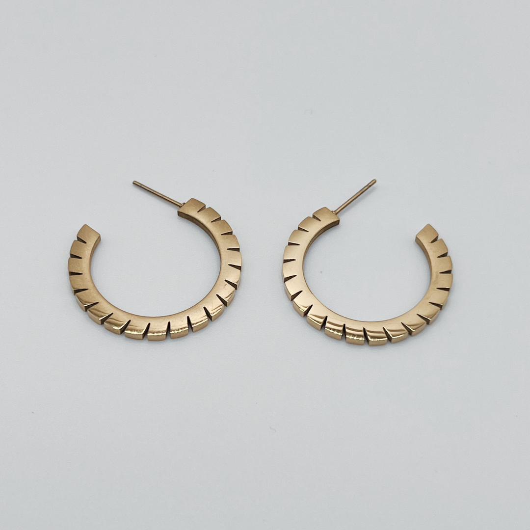 Aretes Argollas con Abertura