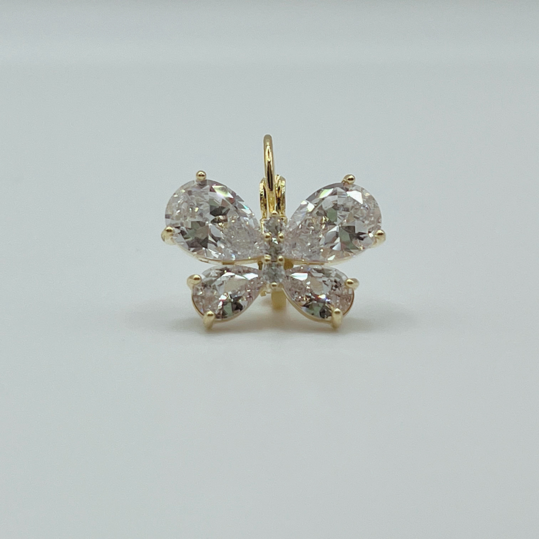 Aretes Mariposa Zircones