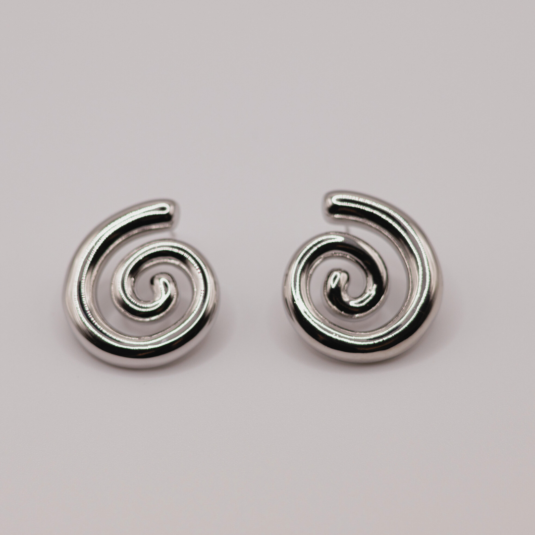 Aretes Espiral Silver