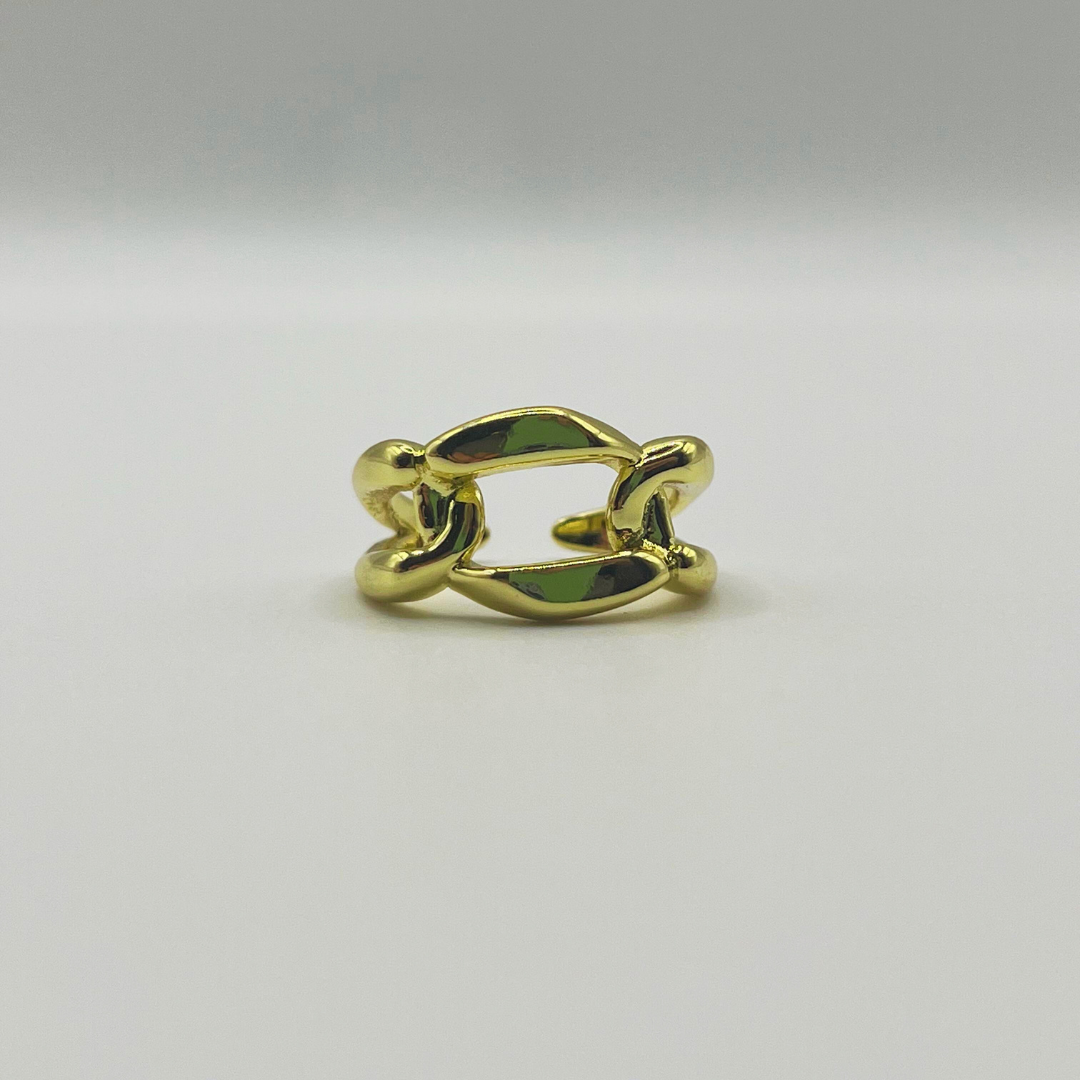 Anillo Cadena dorado