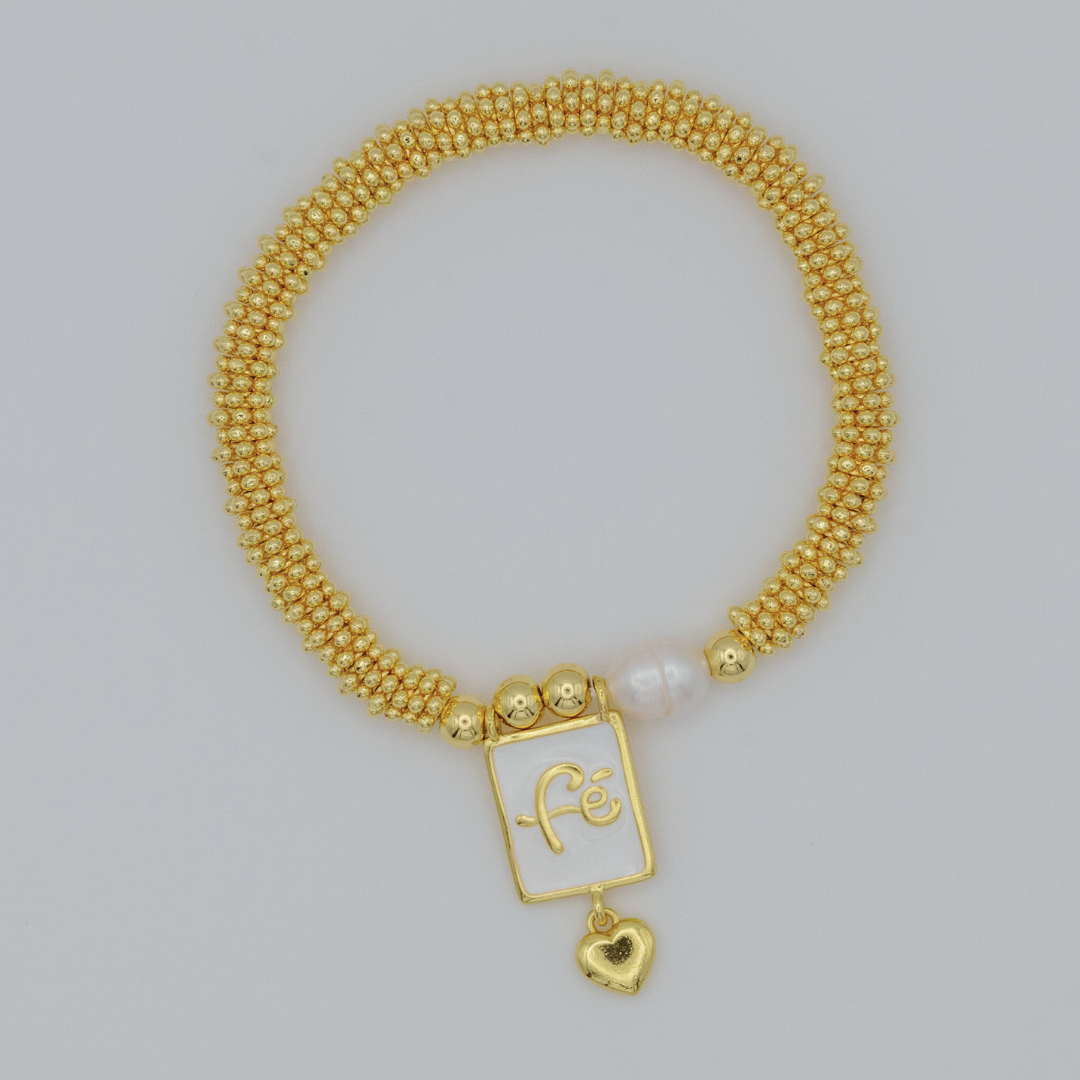 Pulsera Mini Balines Gold Fe